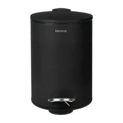 Cubo de pedal Tubo 3 L, Black