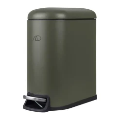 Cubo pedal Mini-Walther 5 L, Dark olive
