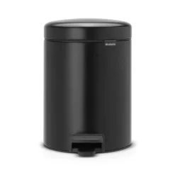 Cubo pedal newIcon 5L, Matt black (negro)