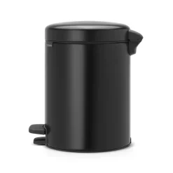 Cubo pedal newIcon 5L, Matt black (negro)