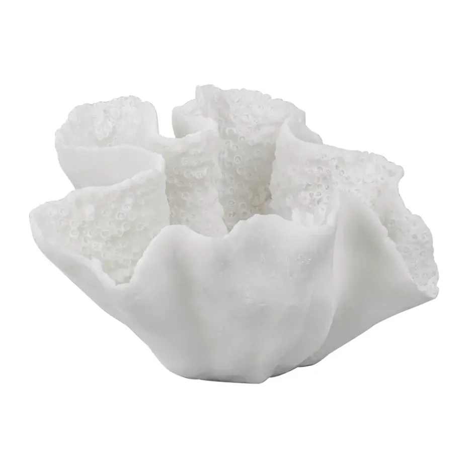 Cuenco decorativo Coral, Off-white