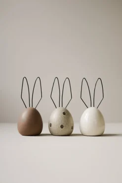 Decoración de Pascua Liebre H18 cm, Vanilla