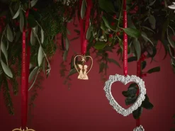 Decoración de ventana Karen Blixen Corazón de flores, Plata