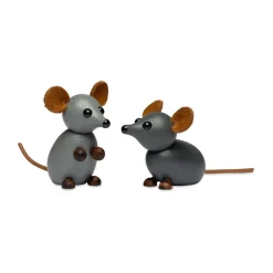 Decoración El house mouse 4,5 cm, Gris