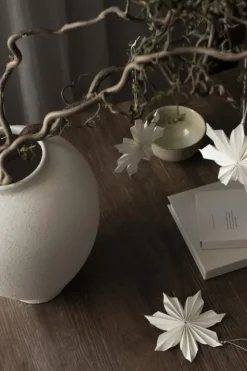 Decoración navideña Aurora 3 piezas, White-brown