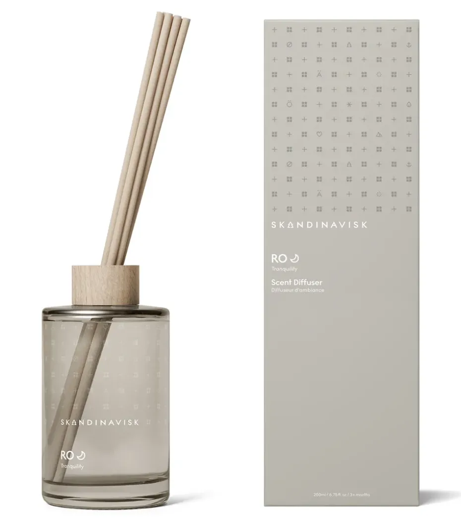 Difusor con varillas Ro, 200 ml