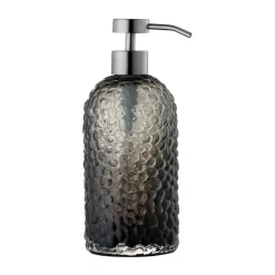 Dispensador de jabón Arura 16 cm, Negro-plata