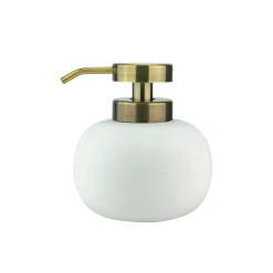 Dispensador de jabón Lotus bajo, blanco