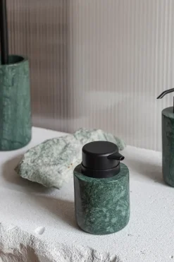 Dispensador de jabón Marble 12,5 cm, Dark forest