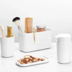 Dispensador de jabón ReNew Brabantia 14 cm, blanco
