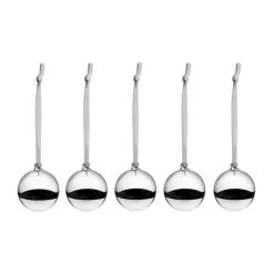 Esferas de cristal Iittala Ø4 cm, 5-pack, Plateado