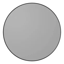 Espejo Circum Ø50 cm, vidrio tintado-negro