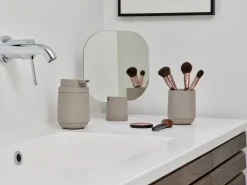 Espejo de mesa Time 26,5 cm, Concrete