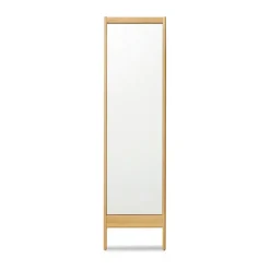 Espejo de pared A Line, Roble