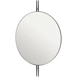 Espejo de pared IOI Ø80 cm, negro