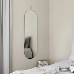Espejo de pared Moebe 133 cm, Stainless steel