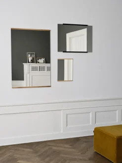 Espejo de pared rectangular 30x40 cm, Ash