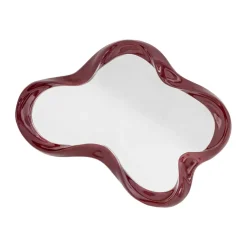Espejo de pared Violeta 47x61,5 cm, Rojo