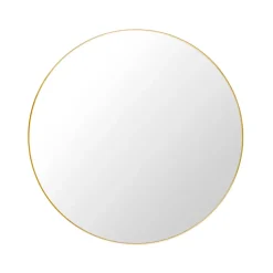 Espejo Gubi, Polished brass