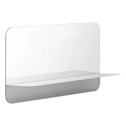 Espejo Horizon rectangular, Acero inoxidable