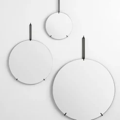 Espejo Moebe Wall mirror Ø 30 cm, negro