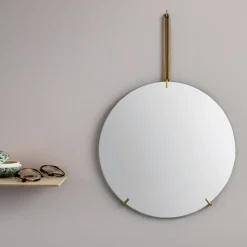 Espejo Moebe Wall mirror Ø 30 cm, Latón