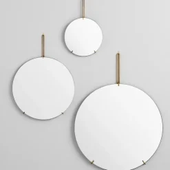 Espejo Moebe Wall mirror Ø 50 cm, Latón