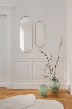 Espejo ovalado Angui 108 cm, Taupe