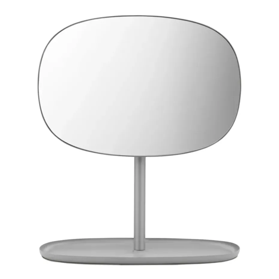 Espejo para tocador Flip, gris