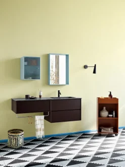 Espejo Shelfie colour frame 46,8x69,6 cm, Flint