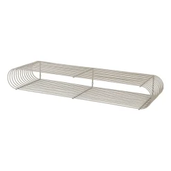 Estante Curva 80,4 cm, Taupe