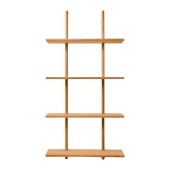Estante de pared Essence, Roble natural aceitado, 70x25x140 cm