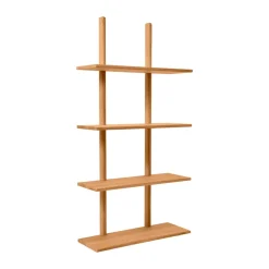 Estante de pared Essence, Roble natural aceitado, 70x25x140 cm