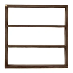 Estante de pared Sector , Roble ahumado aceitado, 50x50x10 cm