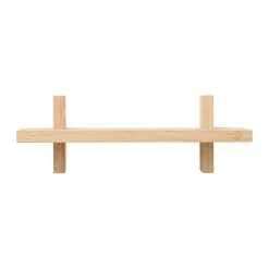 Estante de pared Treat individual, Roble, 34 × 12 × 11,2 cm