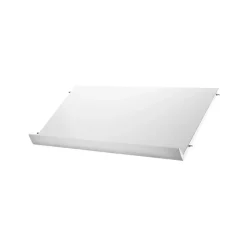 Estante para revistero String madera, Blanco, 78x30cm