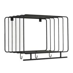 Estante perchero Nod 45 cm, Black