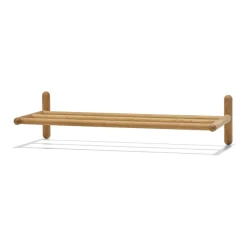 Estante perchero o zapatero Miss Holly 73 cm, Aceite natural