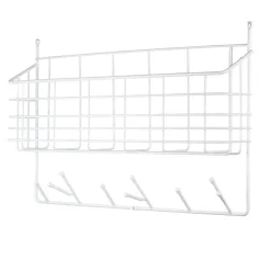 Estante portaobjetos Mitten, blanco