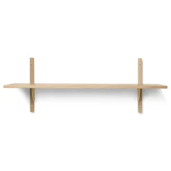 Estante Sector L/S, Roble-latón