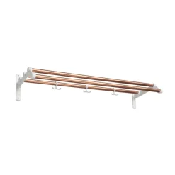 Estante sombrerero Nostalgi 291, Cobre, base blanca
