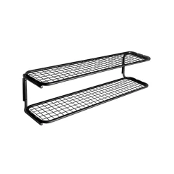 Estante zapatero Classic 650, Negro/negro, 2 niveles, 110 cm