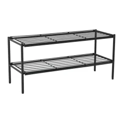 Estante zapatero Nod 80x30x37 cm, Black