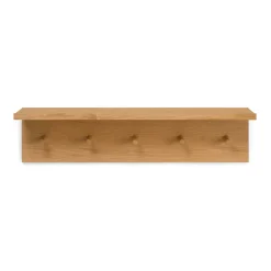 Estantería con ganchos Place Rack roble, Medium