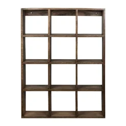 Estantería de pared Showcase 40x53 cm, Dark oiled oak