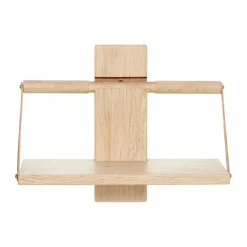 Estantería de pared Wood Wall Small 30x18x24 cm, Oak