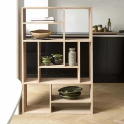 Estantería M Rack pequeña, Roble con aceite duro encerado
