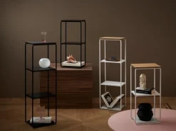 Estantería Mixrack Floor Shelf S 26x19x57,2 cm, Stained oak-black