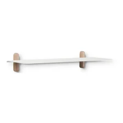 Estantería Nivo G, roble claro-blanco