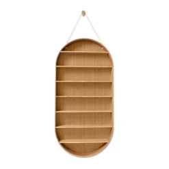 Estantería Oval Dorm, Oiled oak